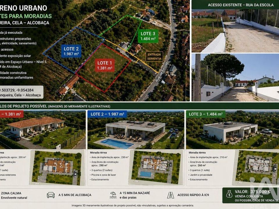 Terreno en Alcobaca, Leiria - foto 1