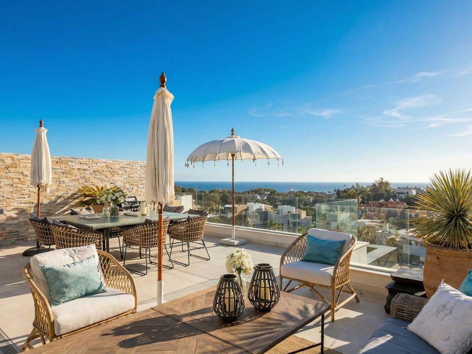 Penthouse i Cabopino, Malaga - foto 1