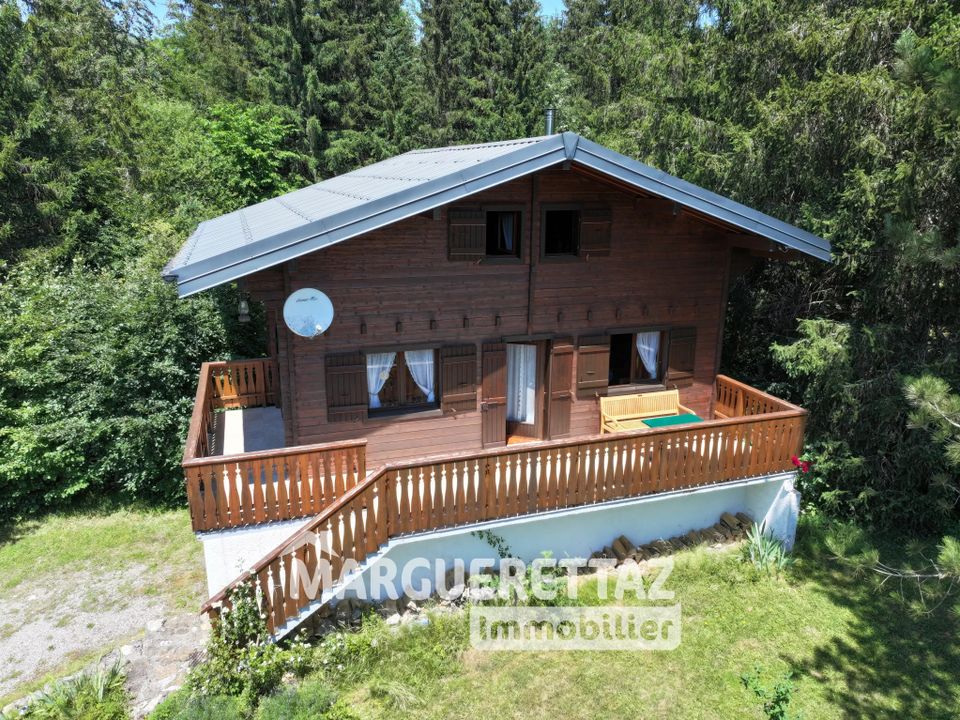 Houten chalet in Onnion, Haute-Savoie - foto 1