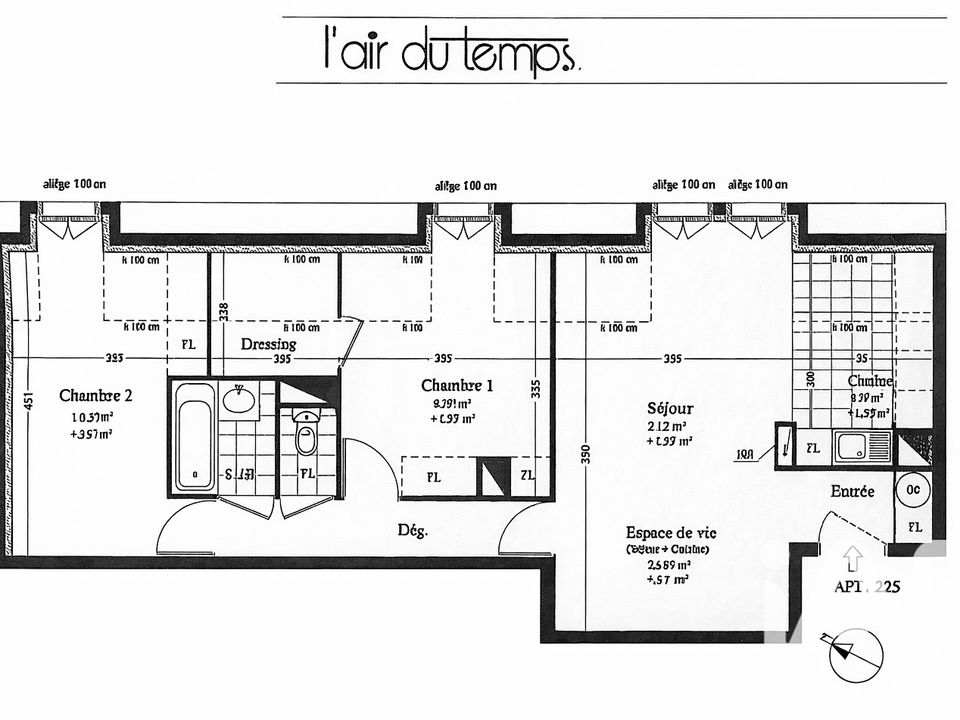 Apartament a Bailly-Romainvilliers, Seine-et-Marne - foto 1