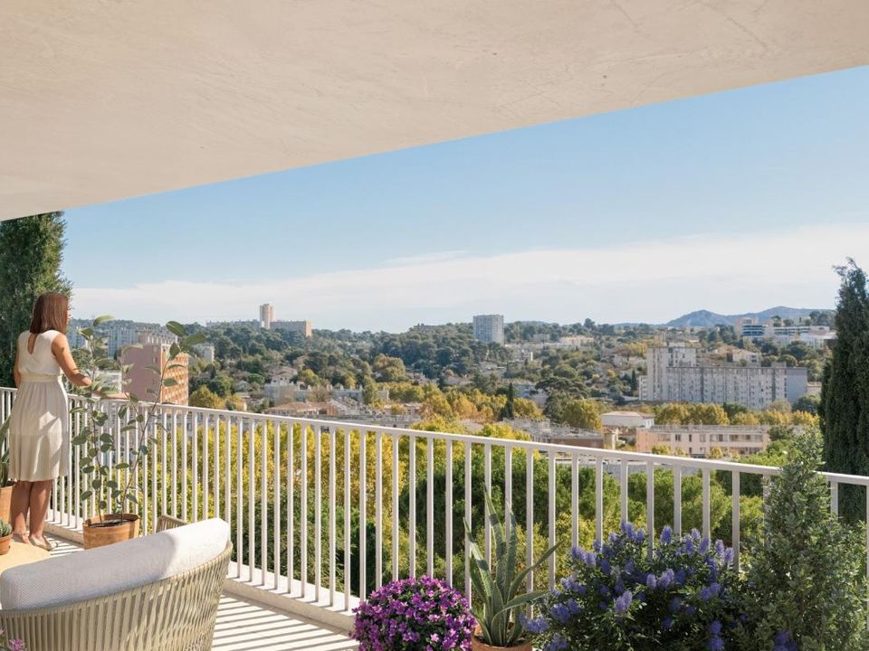 Lejlighed i Marseille, Bouches-du-Rhone - foto 1