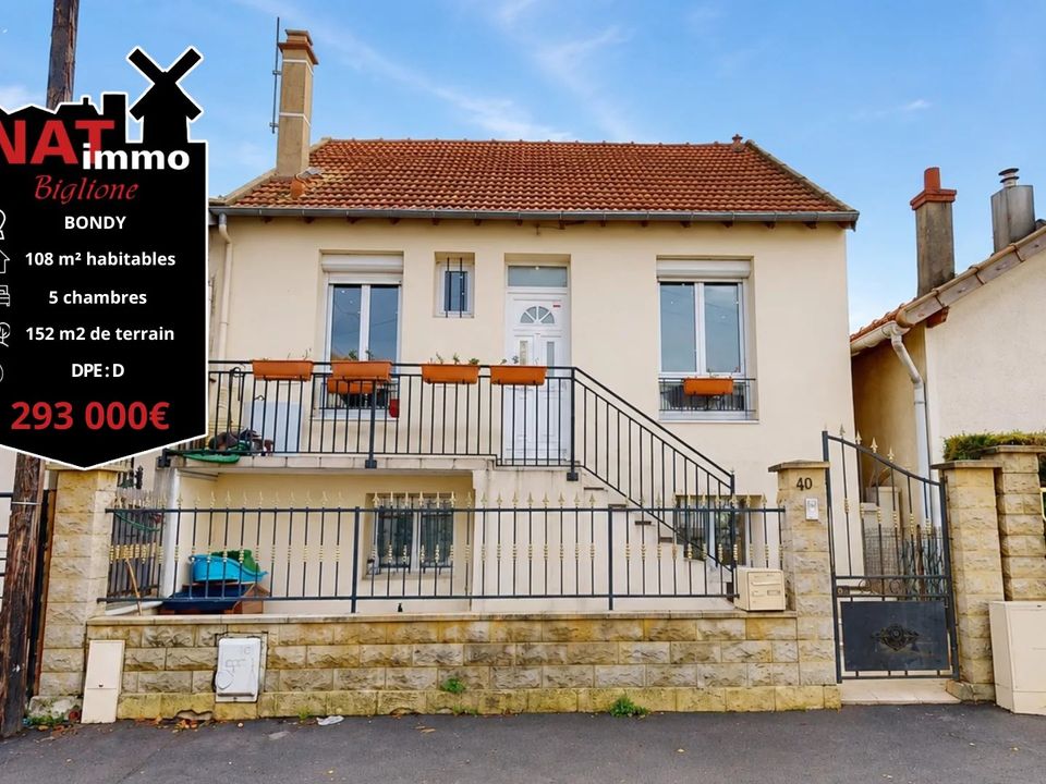 Villa i Bondy, Seine-Saint-Denis - foto 1