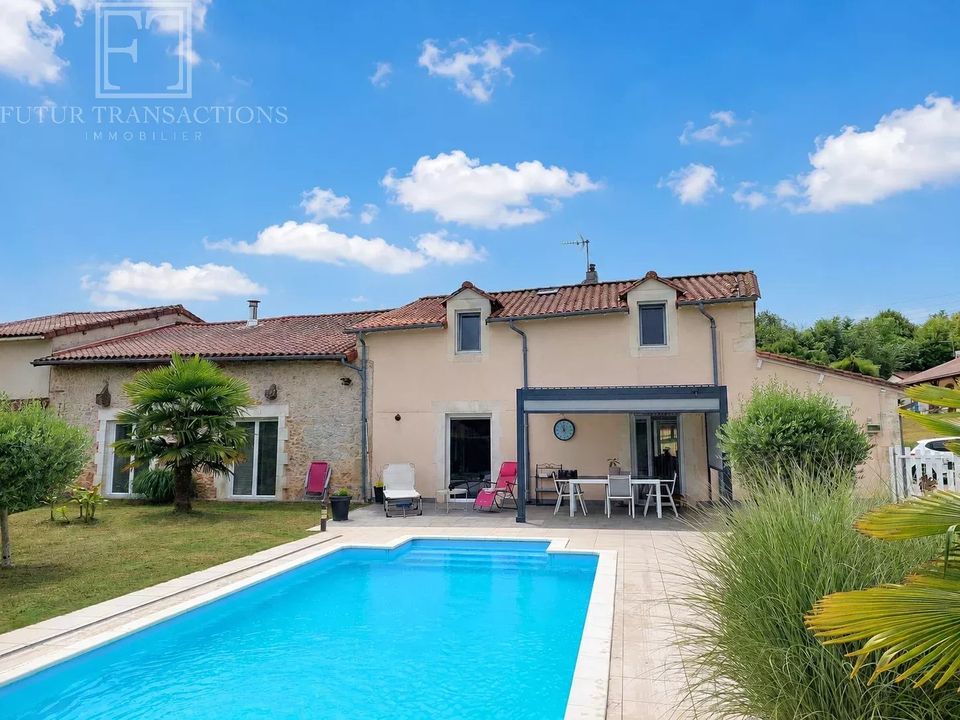 Villa i Saint-Martial-de-Valette, Dordogne - foto 1