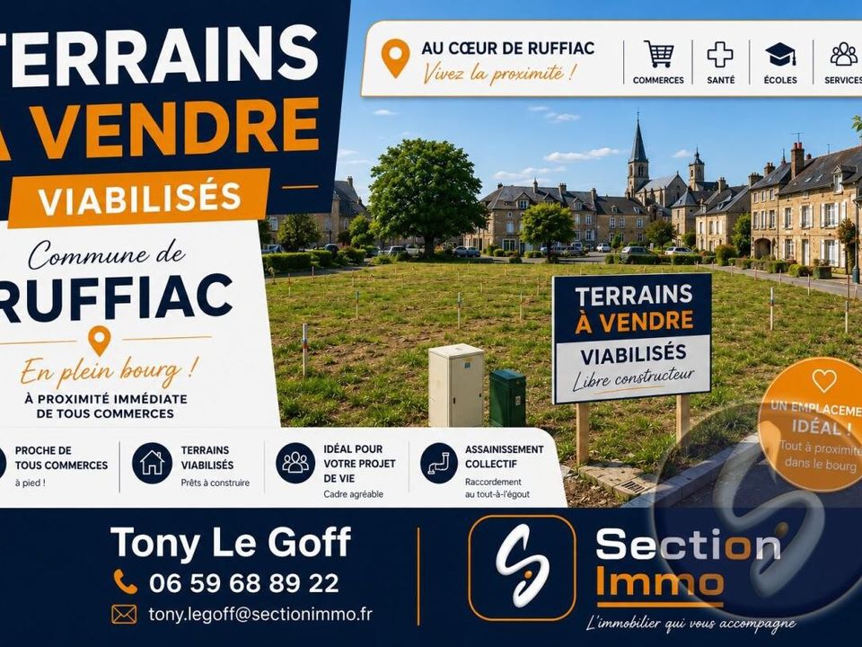Helårsgrund i Ruffiac, Morbihan - foto 1