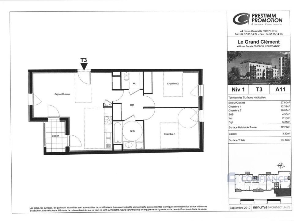 Lejlighed i Villeurbanne, Rhone - foto 3