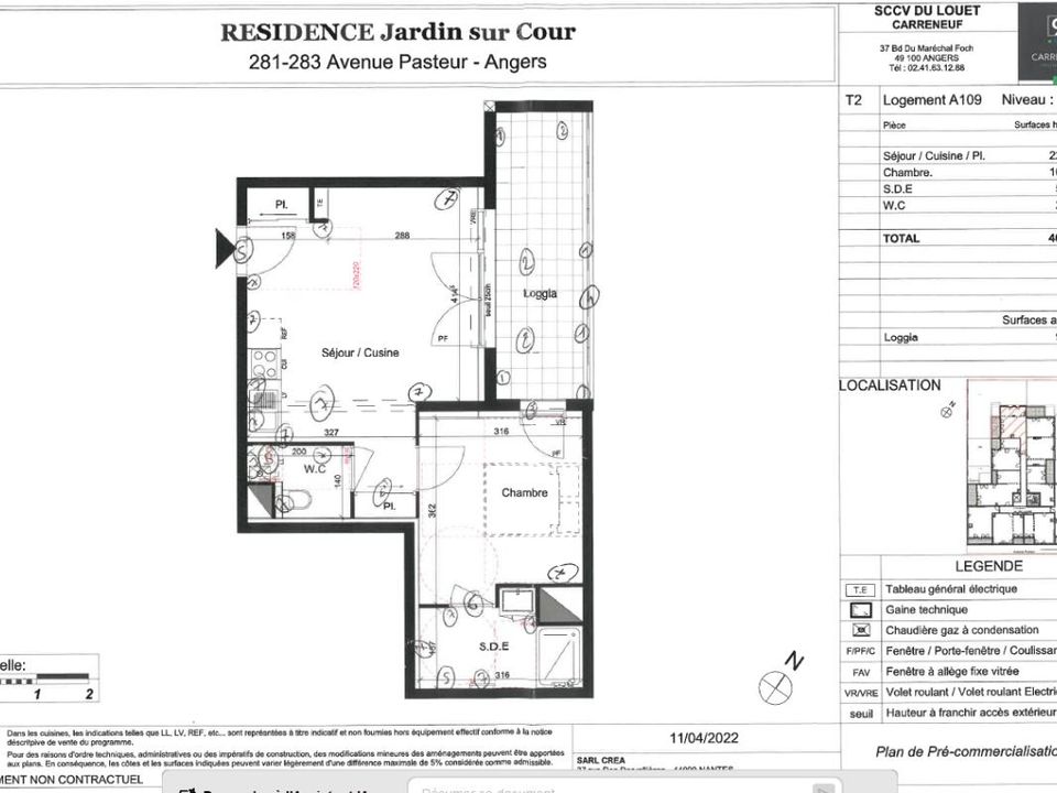 Apartamento en Angers, Maine-et-Loire - foto 2