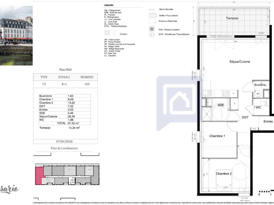 Appartement in Concarneau, Finistere - foto 2