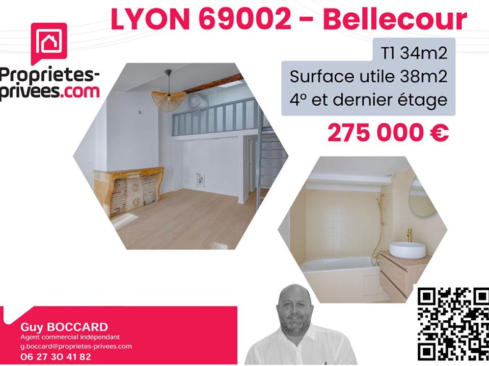 Lejlighed i Lyon, Rhone - foto 1