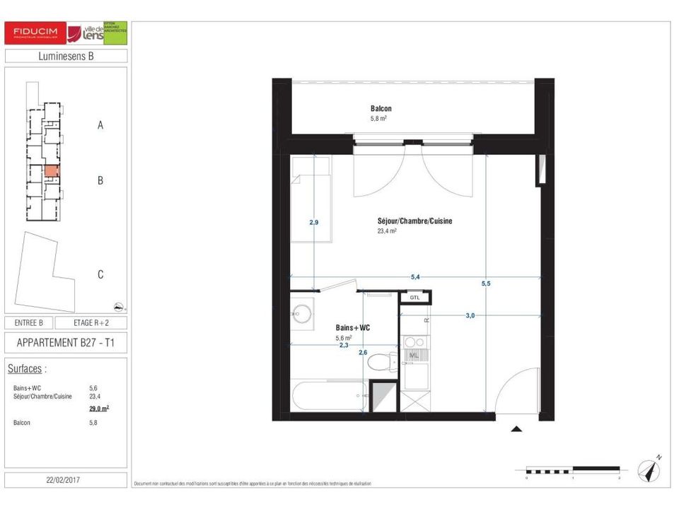 Apartment in Lens, Pas-de-Calais - photo 2