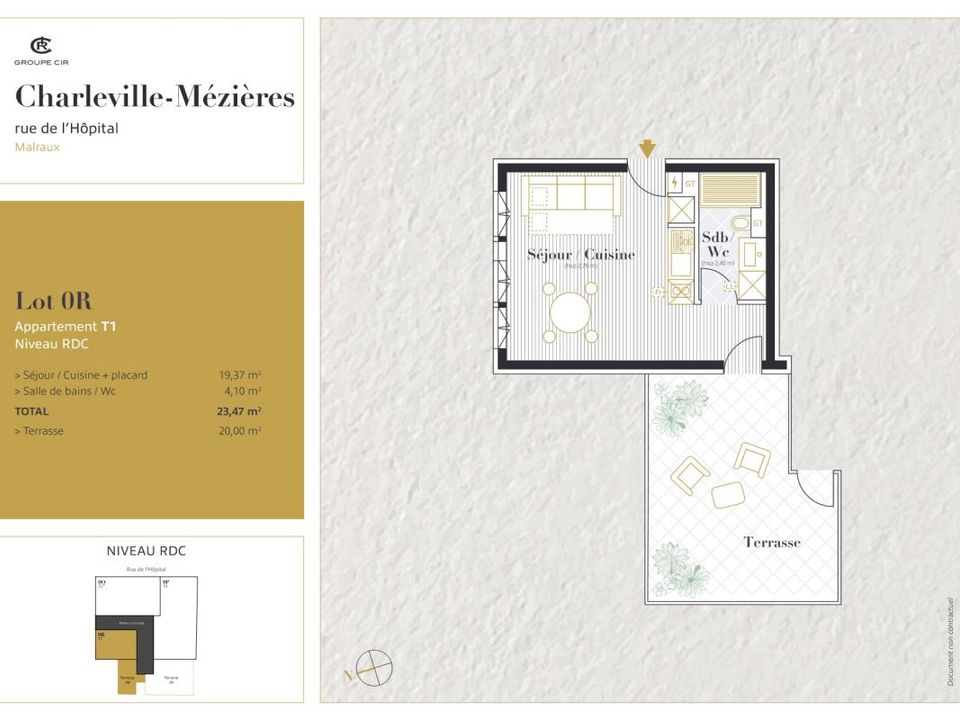 Apartment in Charleville-Mézières, Ardennes - photo 3