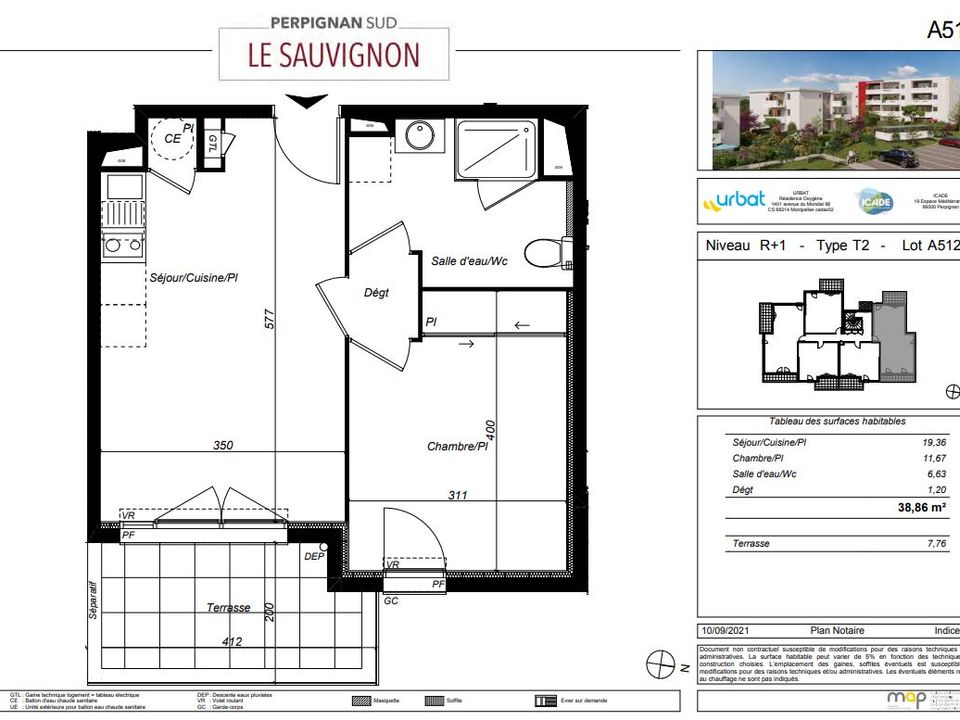 Apartament a Perpignan, Pyrenees-Orientales - foto 2