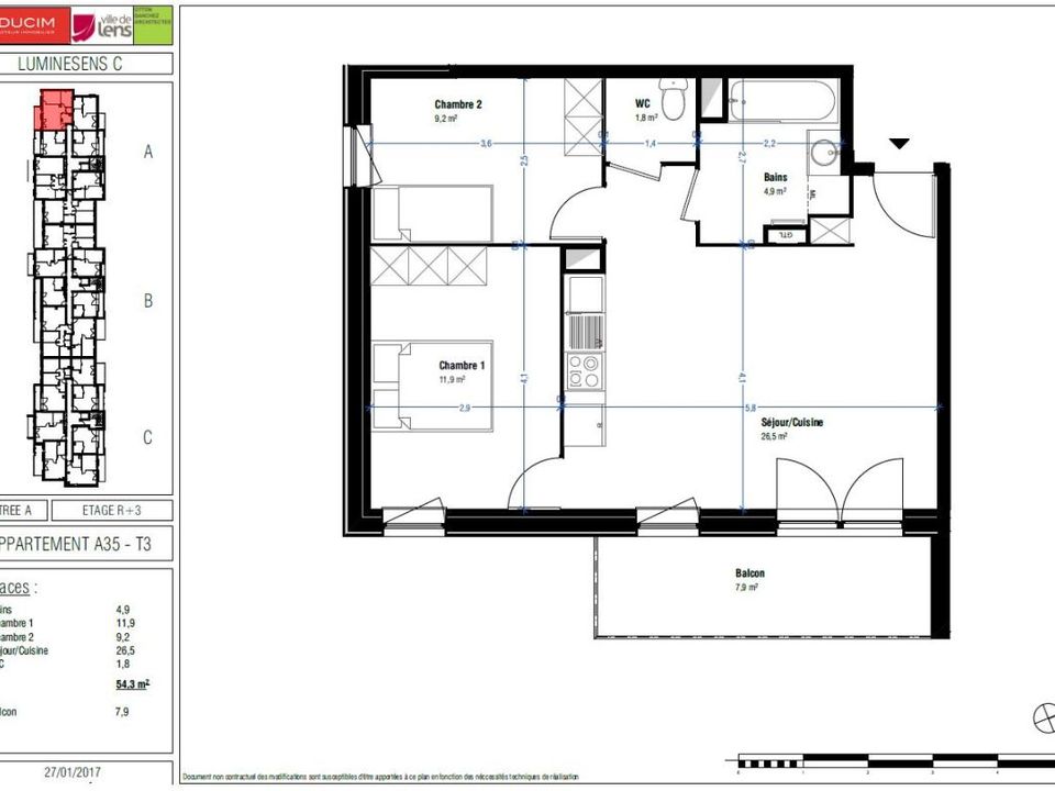 Apartment in Lens, Pas-de-Calais - photo 2