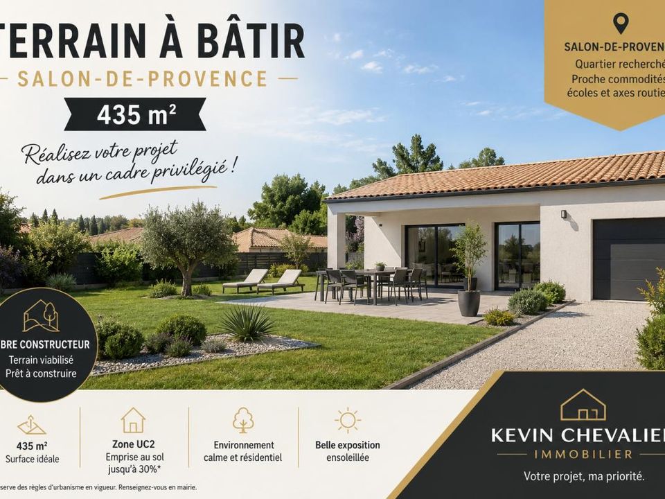 Tomt i Salon de Provence, Bouches-du-Rhone - bilde 1
