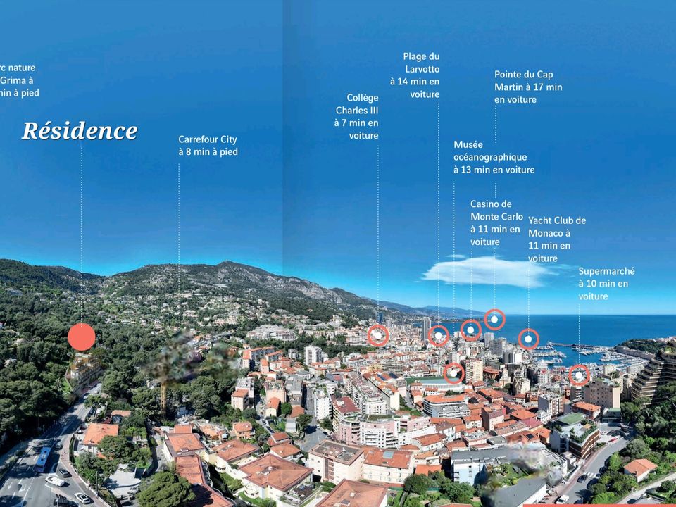 Lejlighed i Beausoleil, Alpes-Maritimes - foto 5