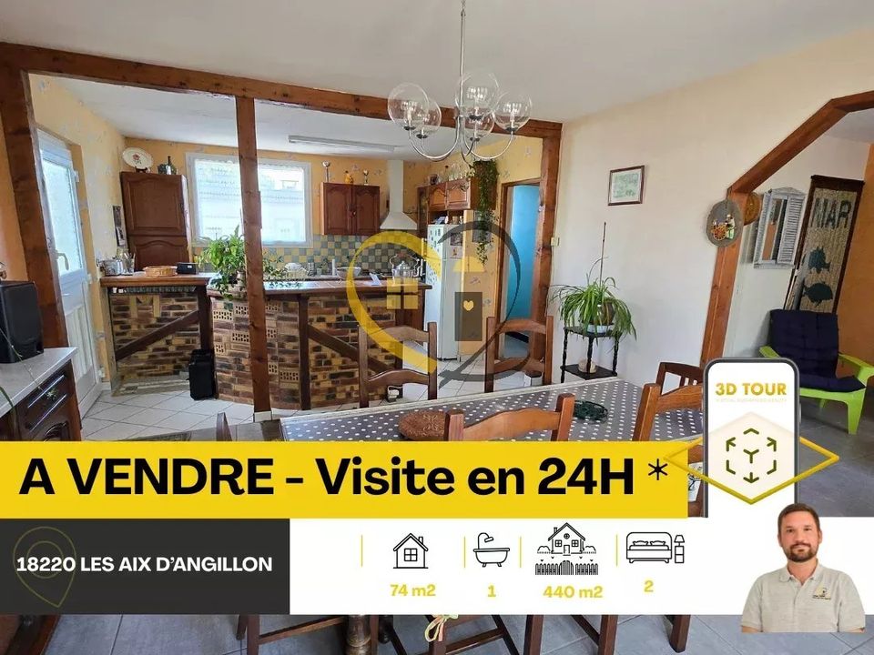 Villa a Les Aix-d'Angillon, Cher - foto 1
