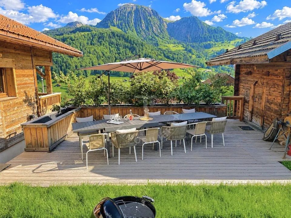Houten chalet in Manigod, Haute-Savoie - foto 1
