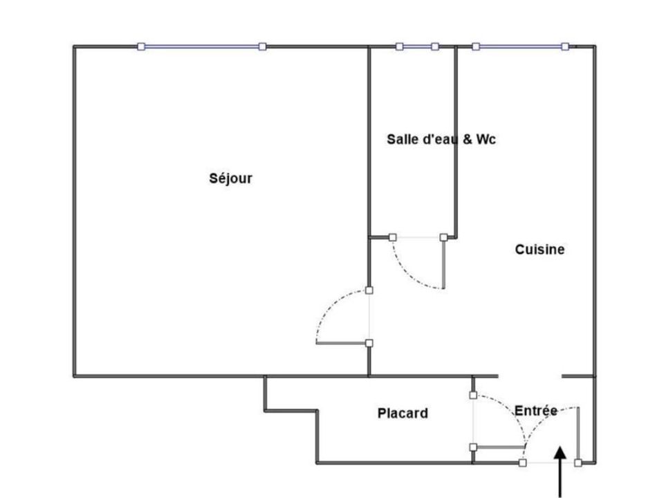 Studio i Bagneux, Hauts-de-Seine - foto 1