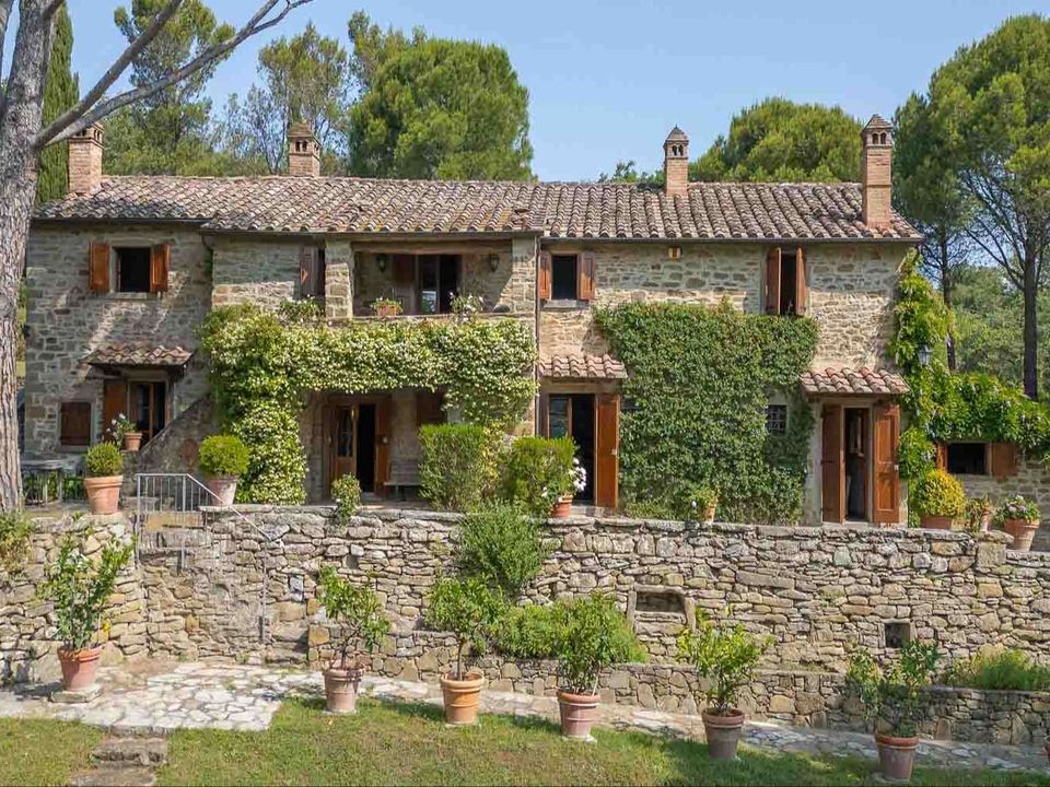 Gårdshus i Cortona, Arezzo - bilde 1
