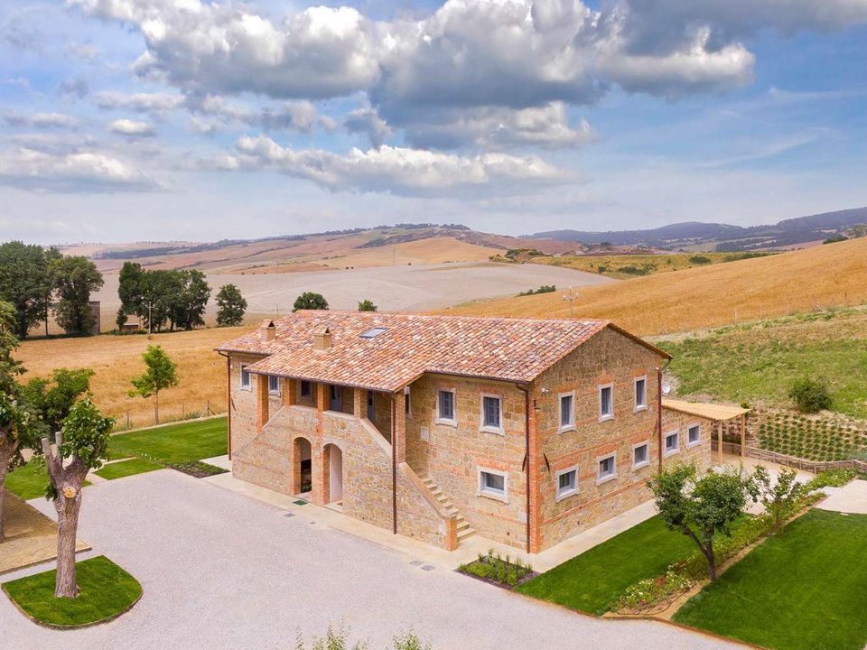 Gårdshus i Pienza, Siena - bilde 1