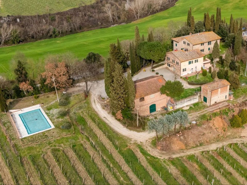 Herregård i San Gimignano, Siena - bilde 1
