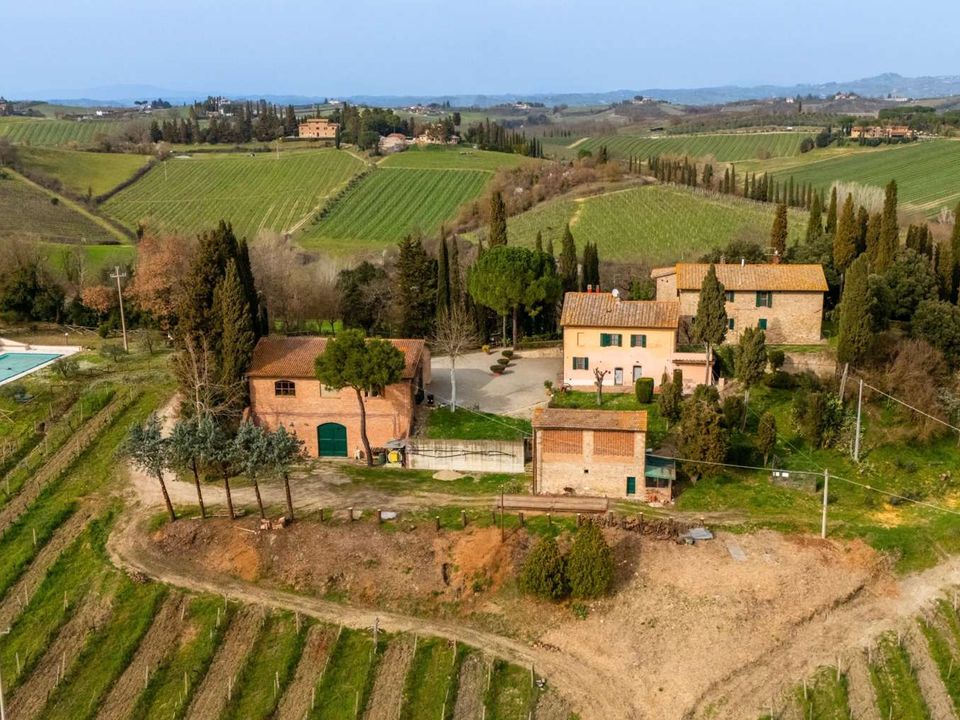 Herregård i San Gimignano, Siena - bilde 2