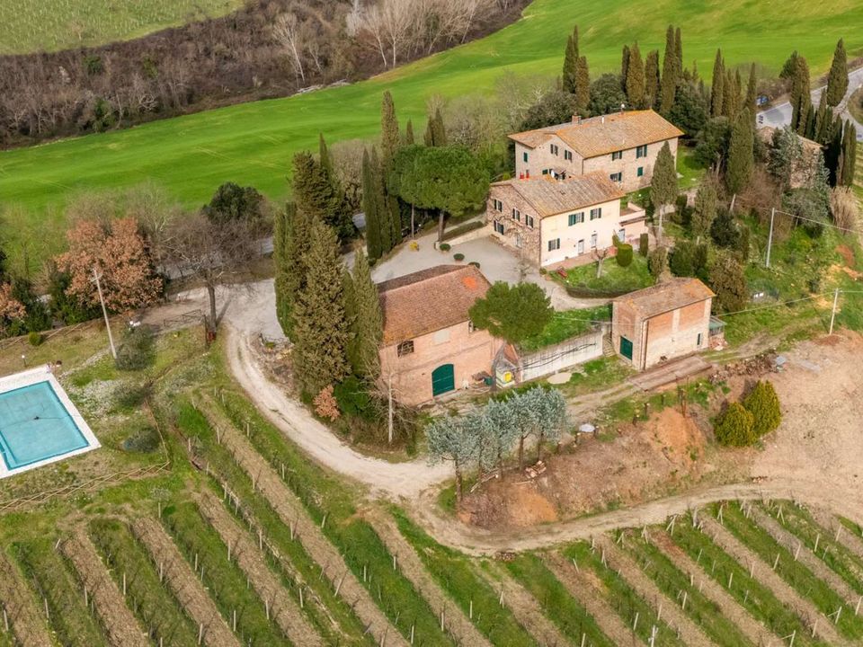 Herregård i San Gimignano, Siena - bilde 4