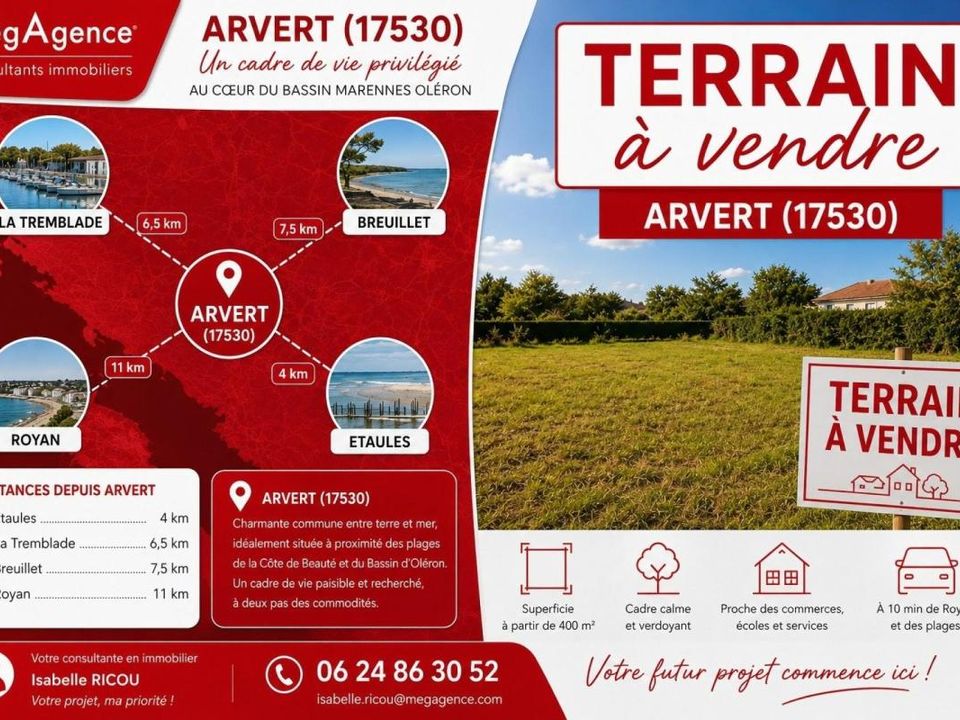 Tomt i Arvert, Charente-Maritime - bilde 1