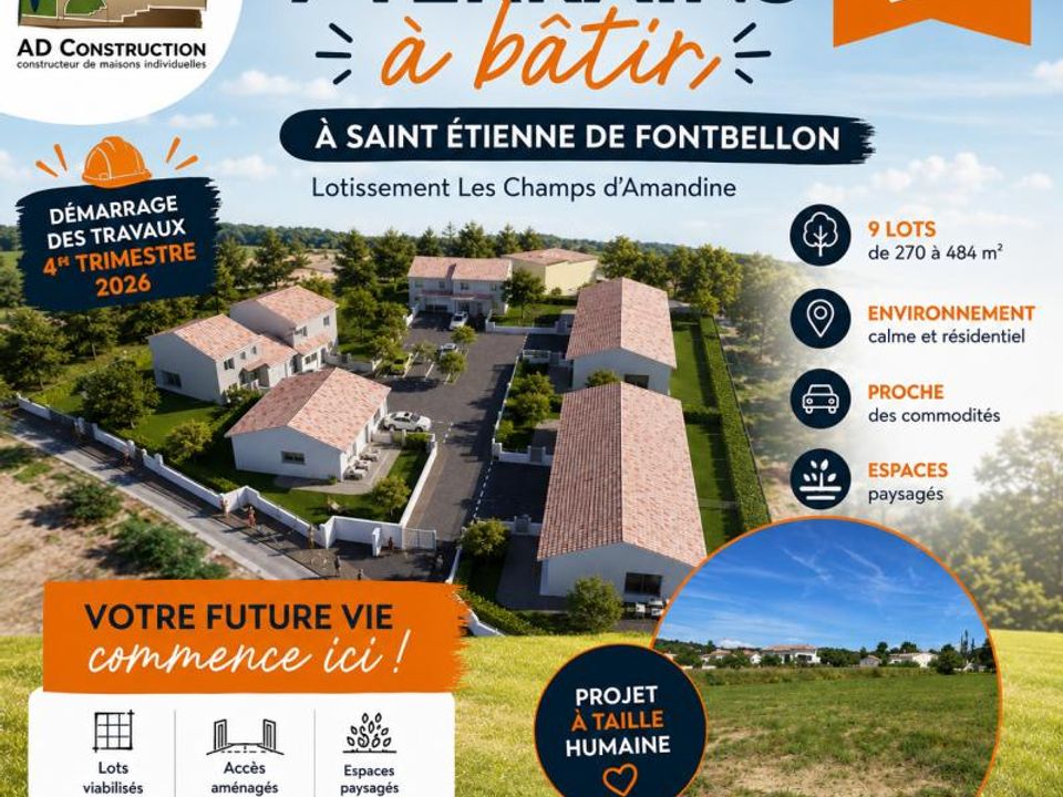 Terreno en Saint-Étienne-de-Fontbellon, Ardeche - foto 1