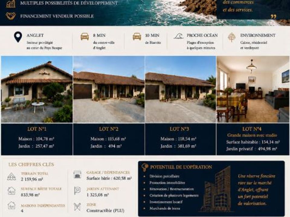 Villa i Anglet, Pyrenees-Atlantiques - foto 1