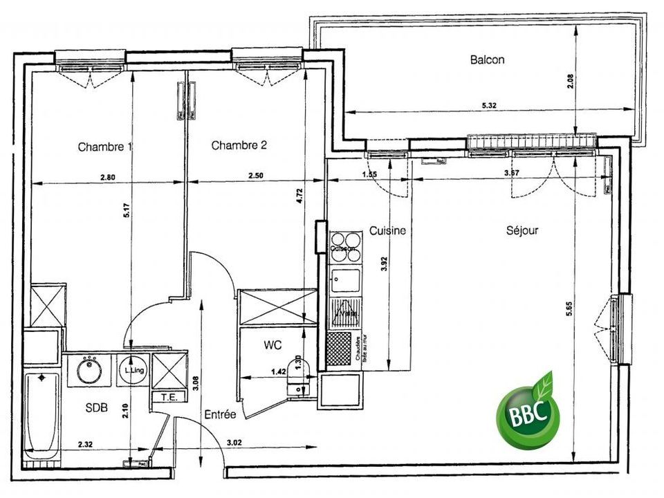 Wohnung in Corbeil-Essonnes, Essonne - Foto 2