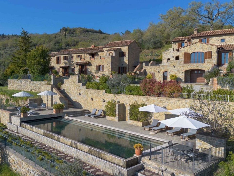 Gårdshus i Cortona, Arezzo - bilde 1