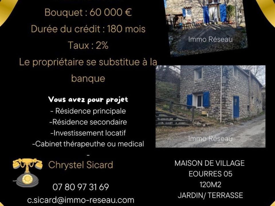 Villa i Eourres, Hautes-Alpes - foto 1