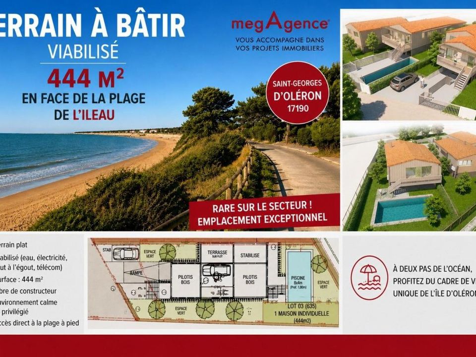 Helårsgrund i Saint-Georges-d'Oleron, Charente-Maritime - foto 1