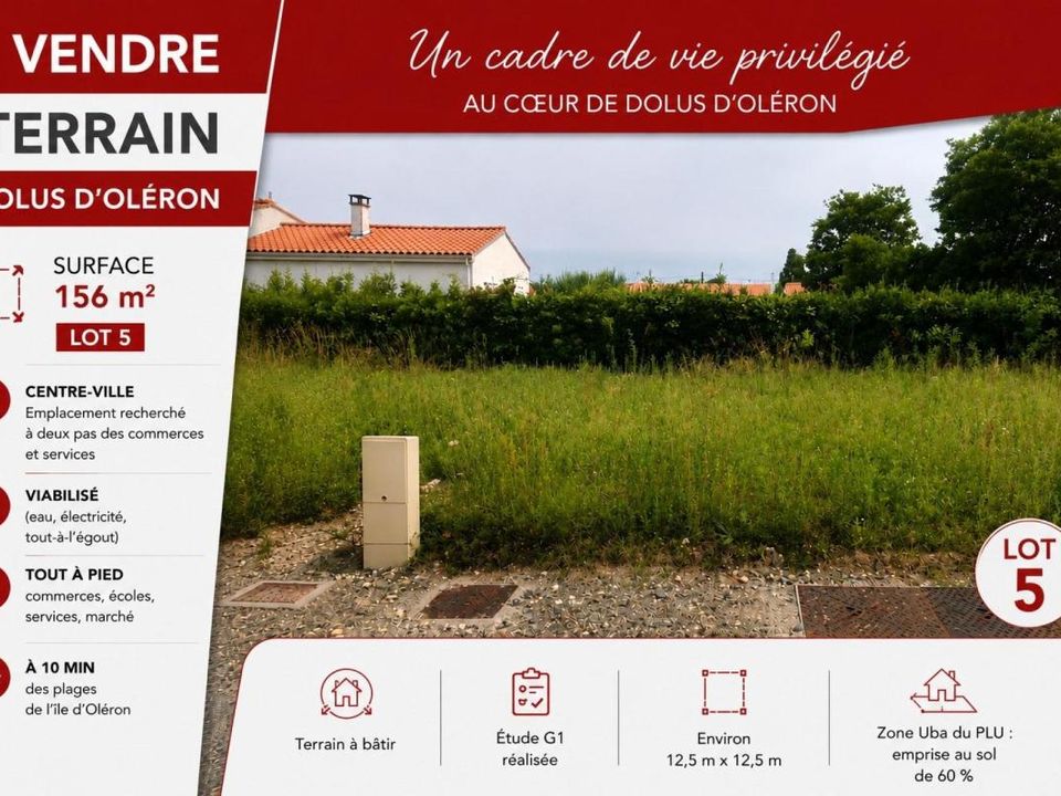 Tomt i Dolus-d'Oleron, Charente-Maritime - bilde 1