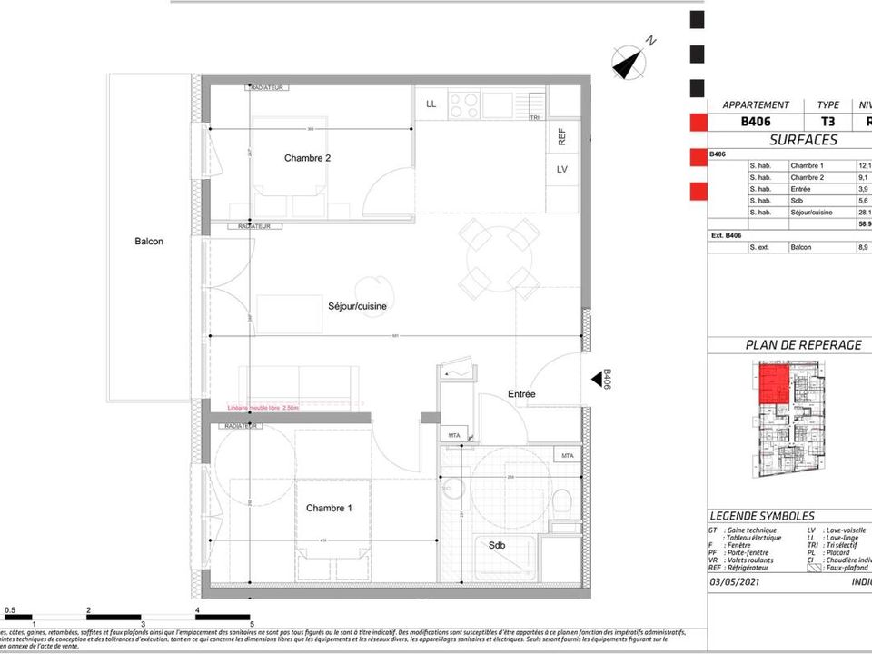 Apartment in Montigny-lès-Metz, Moselle - photo 3
