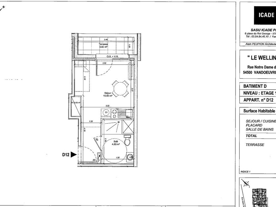 Studio in Vandoeuvre-les-Nancy, Meurthe-et-Moselle - photo 4