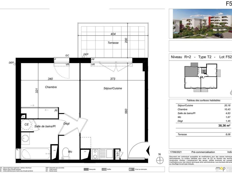 Apartament a Perpignan, Pyrenees-Orientales - foto 2