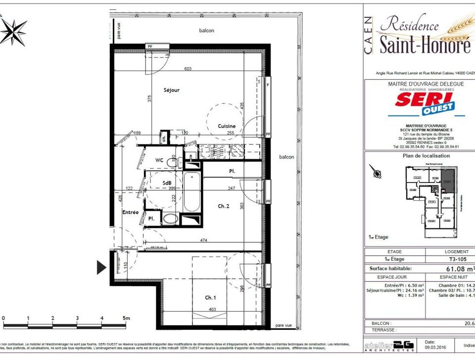 Apartament a Caen, Calvados - foto 2