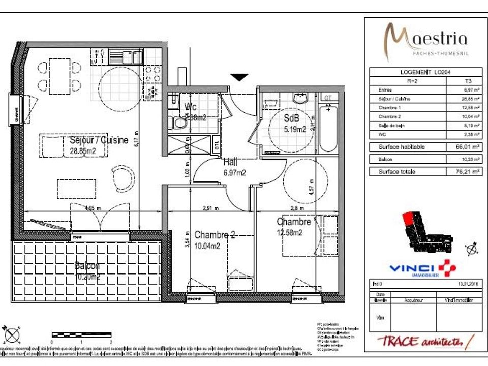 Apartment in Faches-Thumesnil, Nord - photo 4