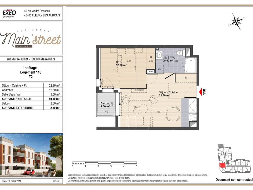 Apartamento em Mainvilliers, Eure-et-Loir - foto 3