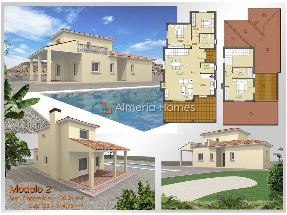 Villa i Huercal-Overa, Almeria - foto 1